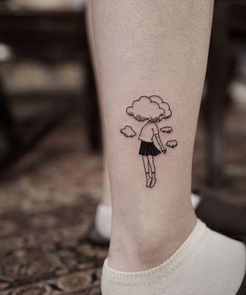 New and Improved Designs for 42+ Inspiring Cloud Tattoos for Women